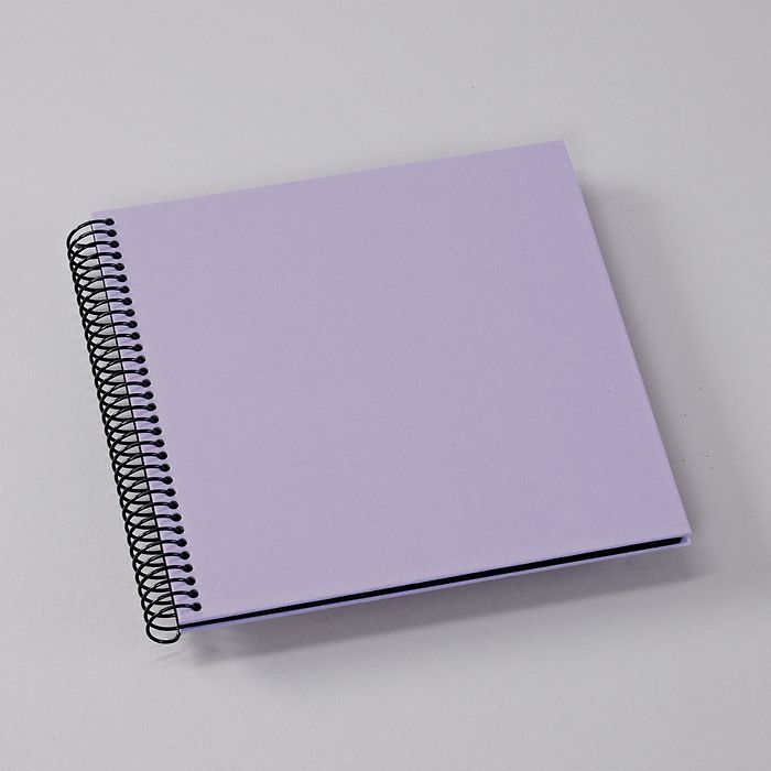 Spiral Economy Album Piccolino noir, lilac silk