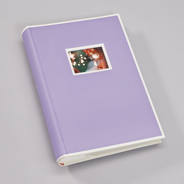 300 Pockets Album, lilac silk